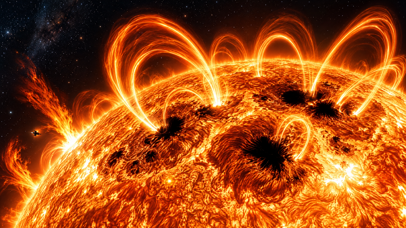 tempestade de sol